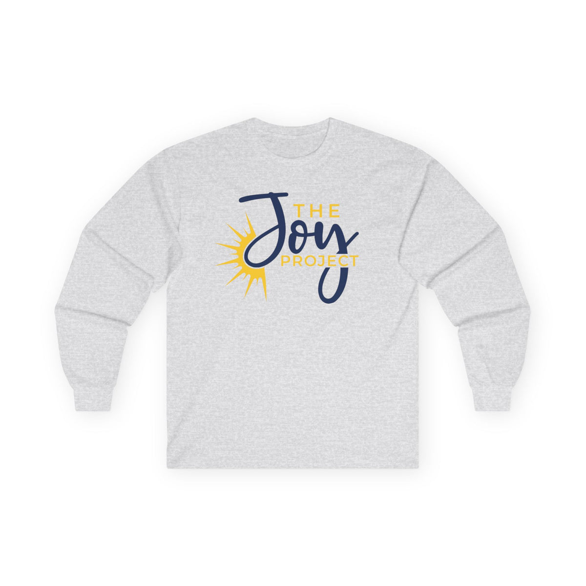 Long Sleeve Tee — "The Joy Project" Sun Graphic